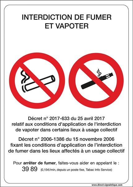 Après a cessé de fumer le blanc