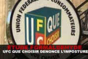 Etude formaldéhyde : UFC que choisir dénonce l&rsquo;imposture !