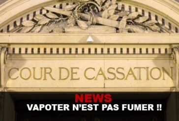 DROIT : « Vapoter » n&rsquo;est pas fumer pour la cour de cassation !