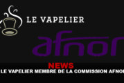 NEWS : Le vapelier membre de la commission AFNOR