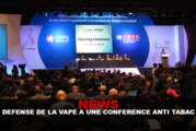 NEWS : La vape défendue a une conférence anti-tabac !
