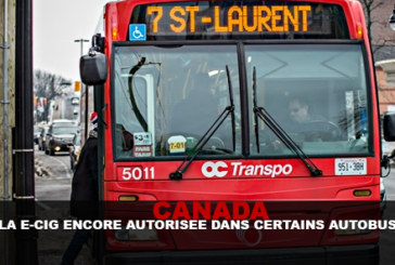CANADA : La e-cig encore autorisée dans certains autobus !