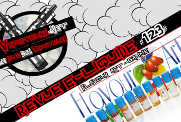 Revue E-Liquide #123 – FLAVOUR ART- GAMME (IT)