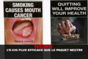 NEWS : L&rsquo;e-cig plus efficace que le paquet neutre !