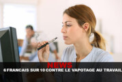 NEWS :  6 Français sur 10 contre le vapotage au travail !