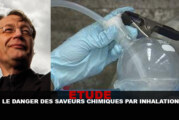 ETUDE : Le danger des saveurs chimiques par inhalation !