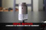 INFO BATCH : Origen Genesis v2-MkII (By Norbert)