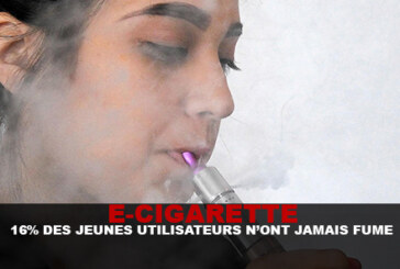 E-CIG : 16% des jeunes utilisateurs n’ont jamais fumé