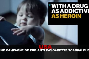 USA : Une campagne de pub anti e-cig scandaleuse !