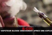 E-CIG : A Ligné, un vapoteur grièvement blessé !