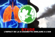 ETUDE : L&rsquo;impact de la e-cig similaire à l&rsquo;air sur le système respiratoire !