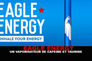EAGLE ENERGY : Un vaporisateur de caféine, taurine et ginseng.
