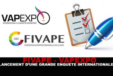 FIVAPE / VAPEXPO : Lancement d&rsquo;une grande enquête internationale !