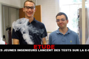 ETUDE : Des jeunes ingénieurs lancent des tests sur la e-cig !