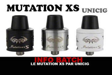 INFO BATCH : Mutation XS (Unicig)