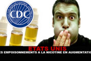 USA : Empoisonnement à la nicotine en augmentation ! (CDC)
