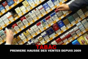 TABAC : Première hausse des ventes depuis 2009