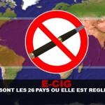 E-CIG : Quels sont les 26 pays ou elle est réglementée ?