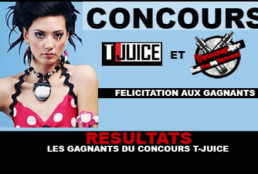 RESULTATS : Les gagnants du concours T-Juice !