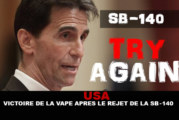 USA : Victoire de la vape après le rejet de la SB-140 !