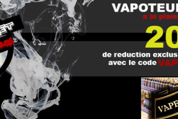 20% de réduction chez Vape en ligne