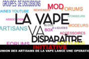 INITIATIVE : L&rsquo;union des artisans de la vape lance une opération !