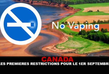 CANADA : Les premières restrictions pour le 1er Septembre.