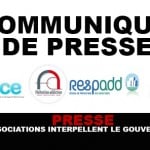 PRESSE : Les associations interpellent le gouvernement !
