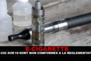 E-CIG : Selon la DGCCRF, 9 e-cigarettes sur 10 sont non conformes à la réglementation !