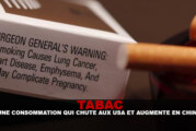 TABAC : Une consommation qui chute aux USA et augmente en Chine.