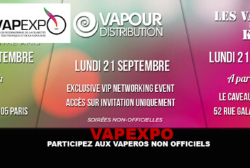 VAPEXPO : Participez aux vapéros non officiels !
