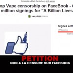 PETITION : Non a la censure sur facebook !