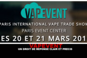 VAPEVENT : Un droit de réponse clair et précis !