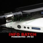 INFO BATCH : IPV D3 (Pioneer4you)
