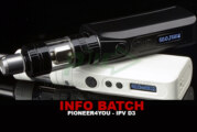 INFO BATCH : IPV D3 (Pioneer4you)