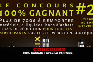 CONCOURS : 100% Gagnant avec la Parfume !