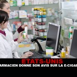 ETATS-UNIS : Un pharmacien donne son avis sur la e-cigarette.