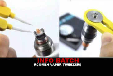 INFO BATCH : Rcomen Vaper Tweezers