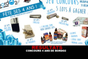 RESULTATS : Concours 4 ans de Bordo2 (1200 euros de lots)