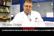 SUISSE : Le biologiste Nicolas Donzé s&rsquo;attaque à la e-cigarette.