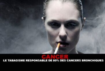 CANCER : Le tabagisme responsable de 80 % des cancers bronchiques.