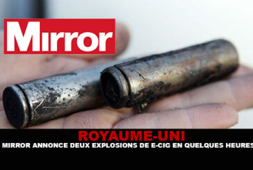 ROYAUME-UNI : Mirror annonce deux explosions en quelques heures.