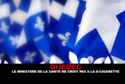 QUEBEC : Le ministère de la santé ne croit pas à la e-cigarette.