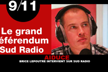 AIDUCE : Brice Lepoutre intervient sur SudRadio.