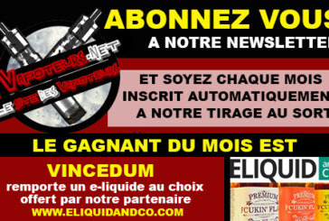 NEWSLETTER JANVIER : Résultat du tirage au sort !