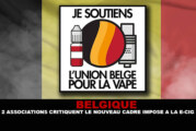 BELGIQUE : 2 associations critiquent le nouveau cadre imposé a la e-cigarette.