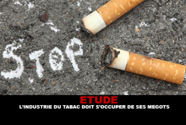 ETUDE : L&rsquo;industrie du tabac doit s&rsquo;occuper des mégots.