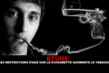 ETUDE : Les restrictions d&rsquo;âge sur la e-cigarette augmentent le tabagisme.