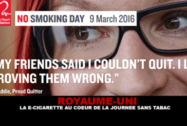 ROYAUME-UNI : La e-cigarette au coeur de la journée sans tabac.