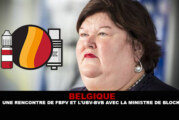 BELGIQUE : Une rencontre de FBPV et l’UBV-BDB avec la ministre De Block
